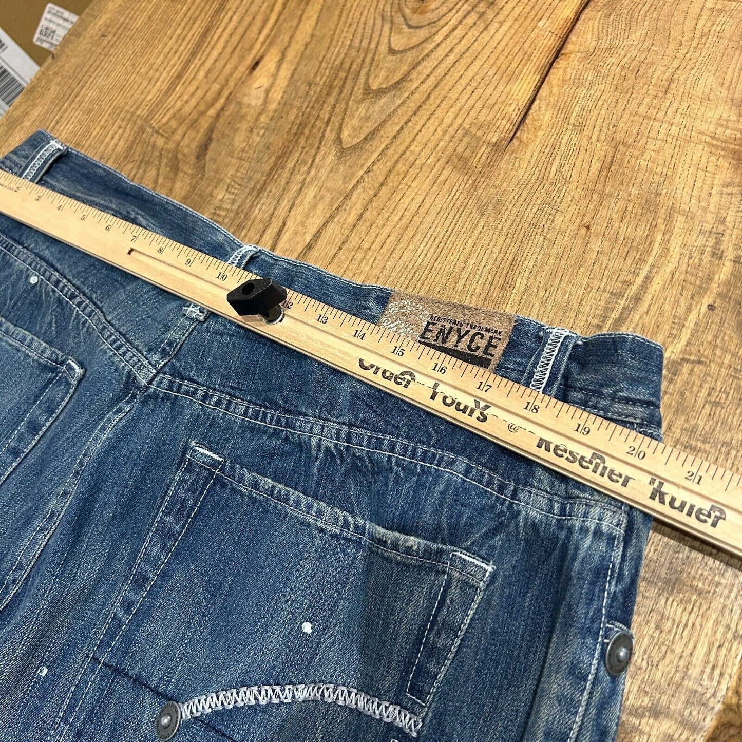 VINTAGE Y2K | Enyce Baggy Dotted Denim Jeans Pants sz W40 L34