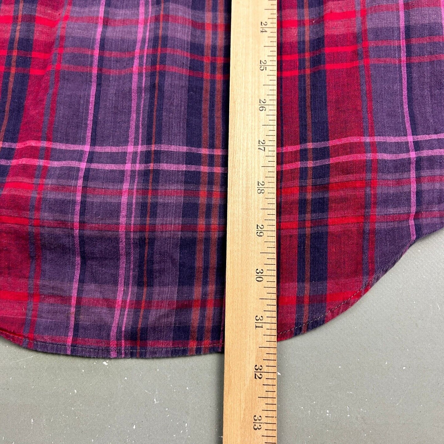 VINTAGE 80s Saddlebred Single Needle Tailored Striped Button Up Shirt sz M Adult