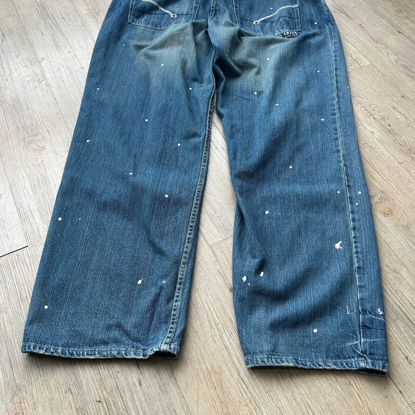 VINTAGE Y2K | Enyce Baggy Dotted Denim Jeans Pants sz W40 L34