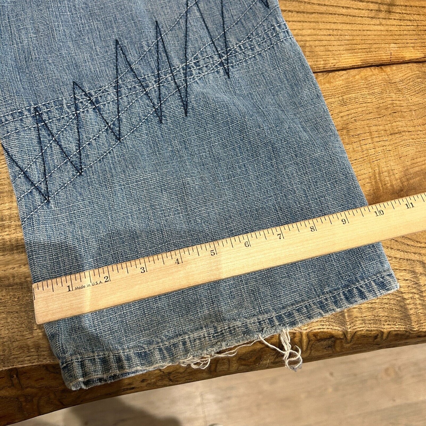 VINTAGE Y2K | Phat Farm Baggy Detailed Denim Jeans Pants sz W40 L34