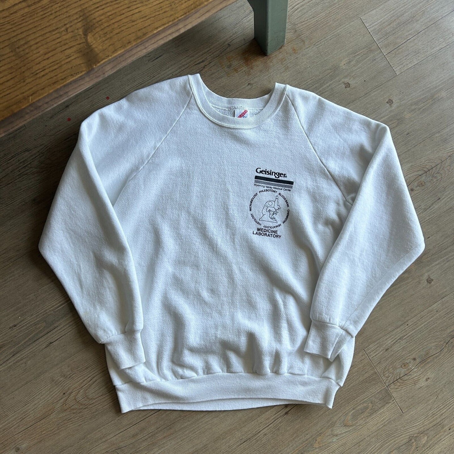 VINTAGE 90s | Medical Laboratory Crew Sweater sz M/L