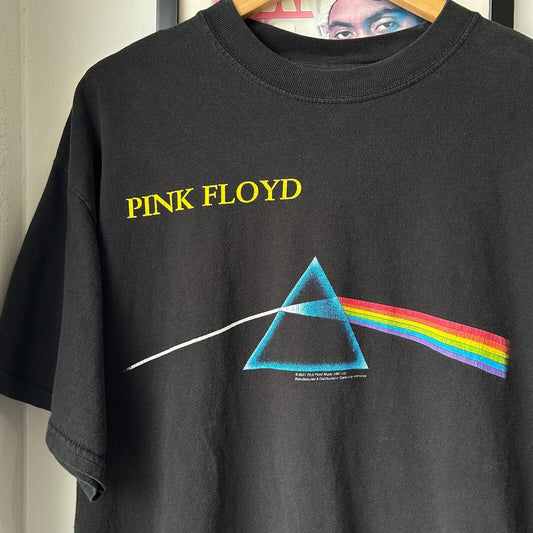VINTAGE 2001 | Pink Floyd Dark Side Of The Moon Artimonde Band T-Shirt sz XL