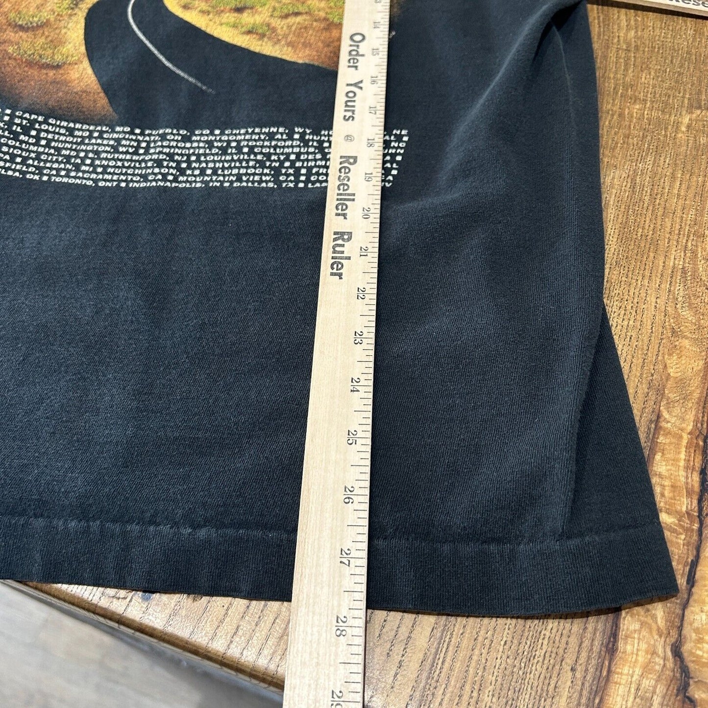 VINTAGE 90s | Clint Black The Hard Way Tour Band T-Shirt sz L