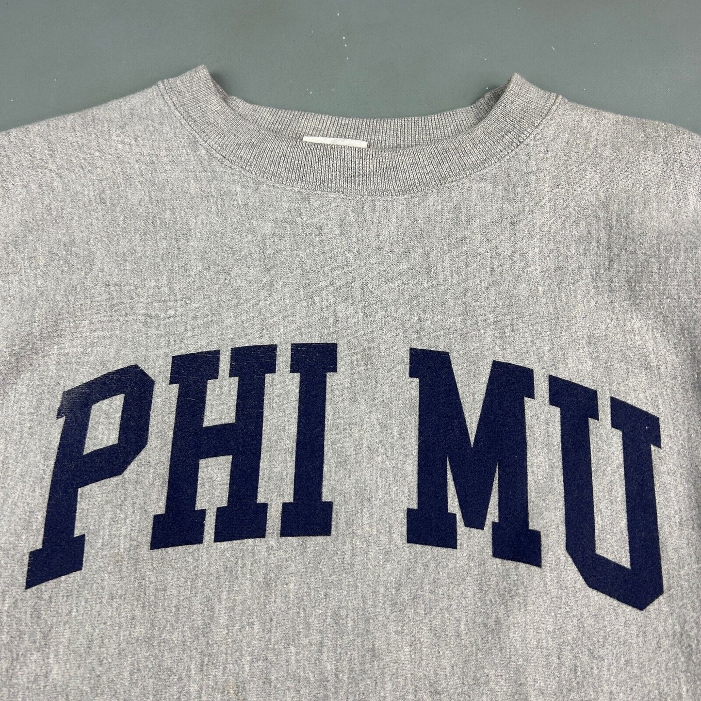 Champion Reverse Weave PHI MU Collegiate Crewneck Sweater sz Small Adult
