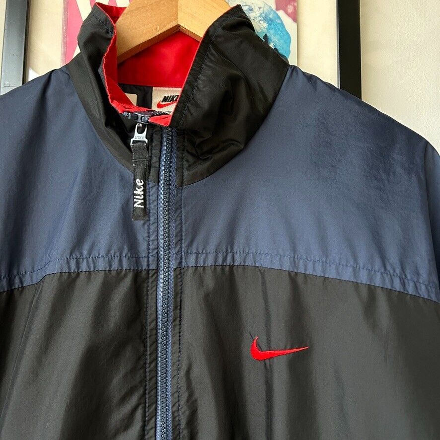 VINTAGE 90s | Nike Zip Up Windbreaker Jacket sz XS Adult / M Youth