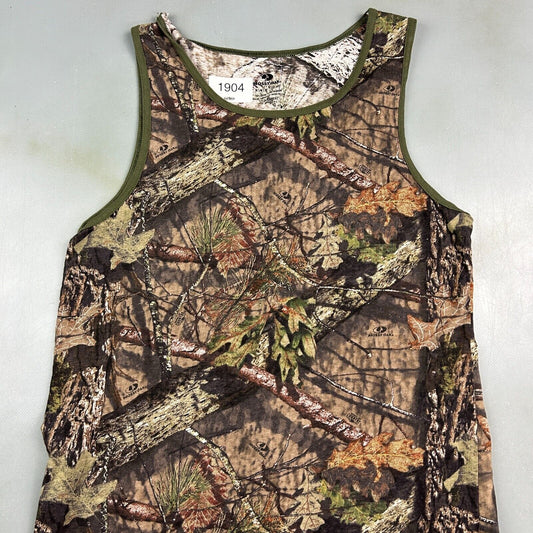VINTAGE | Mossy Oak Tree Camo Tank Sleeveless T-Shirt sz M Adult