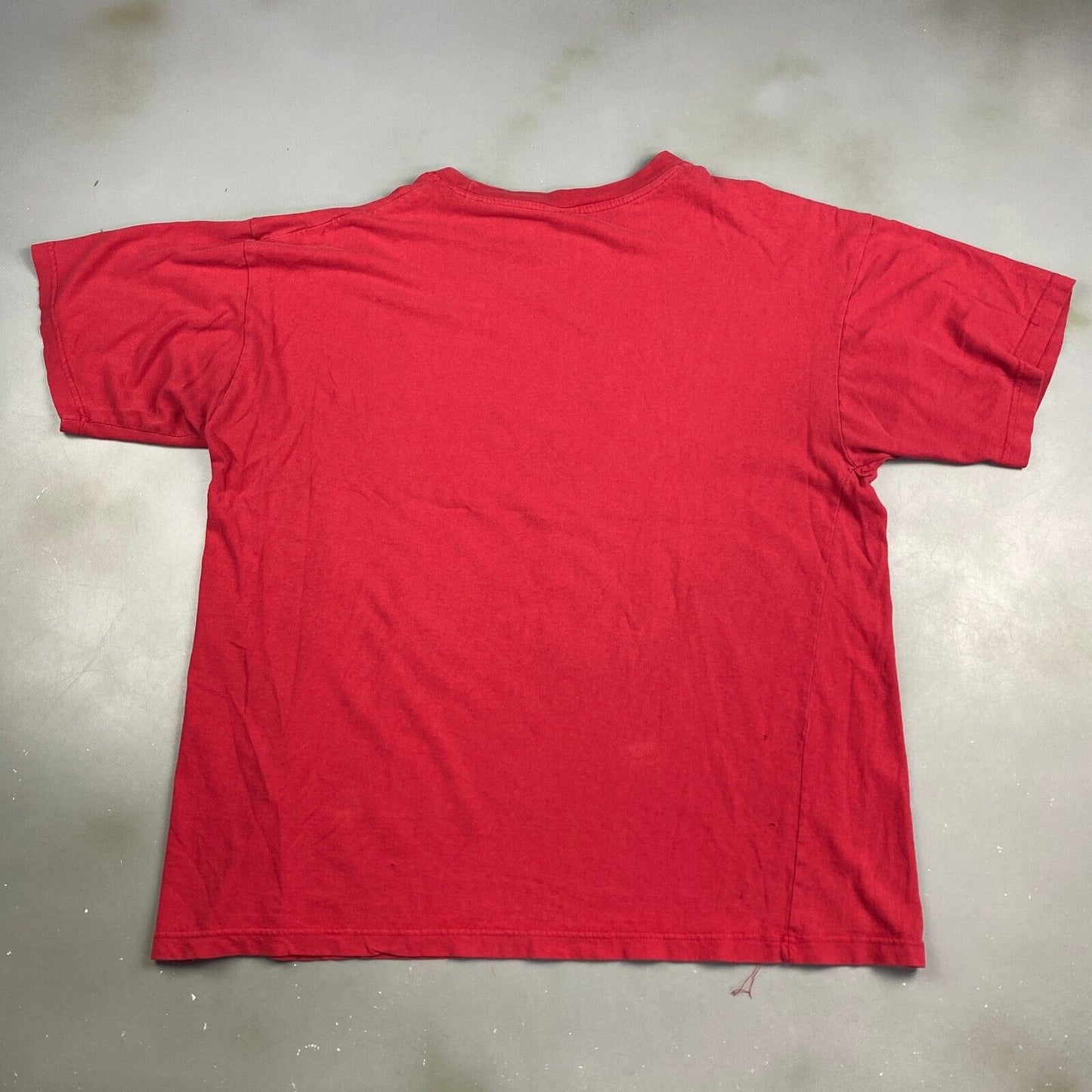 VINTAGE 90s NHL Montreal Canadians Big Logo Red T-Shirt sz XL Adult