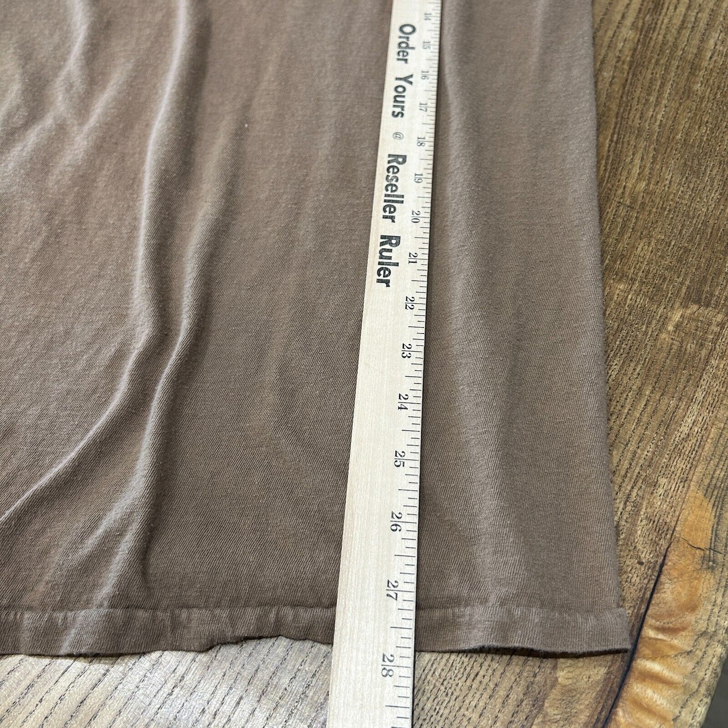 VINTAGE 90s | Blank Brown T-Shirt sz M Adult