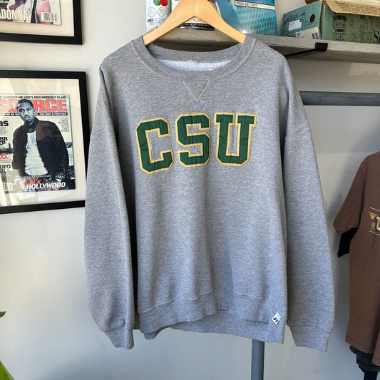VINTAGE 90s | CSU College Russell Athletic Sweater sz L Adult