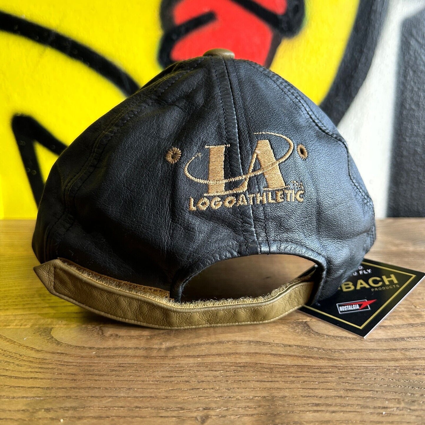 VINTAGE 90s | New Orleans Saints Logo Athletic Snapback Hat Cap One Size Adult