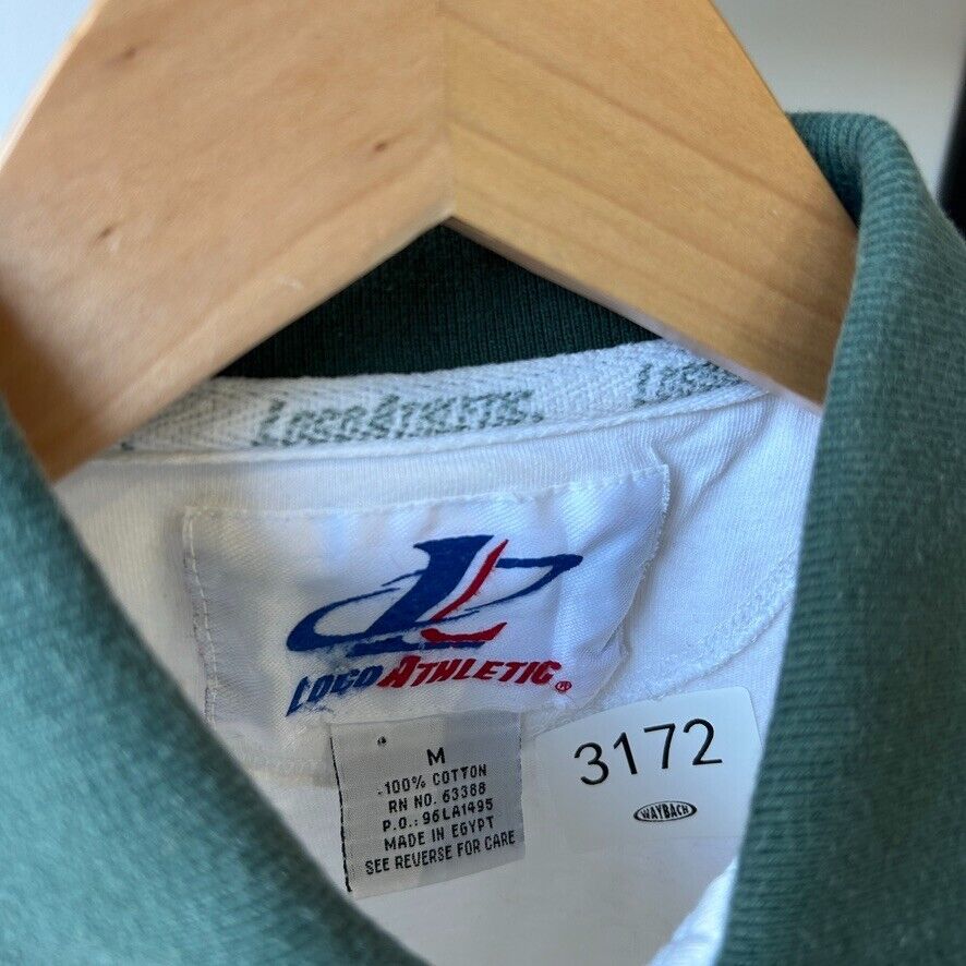VINTAGE 90s | Green Bay Packers Logo Athletic Pro Line Polo Shirt sz M