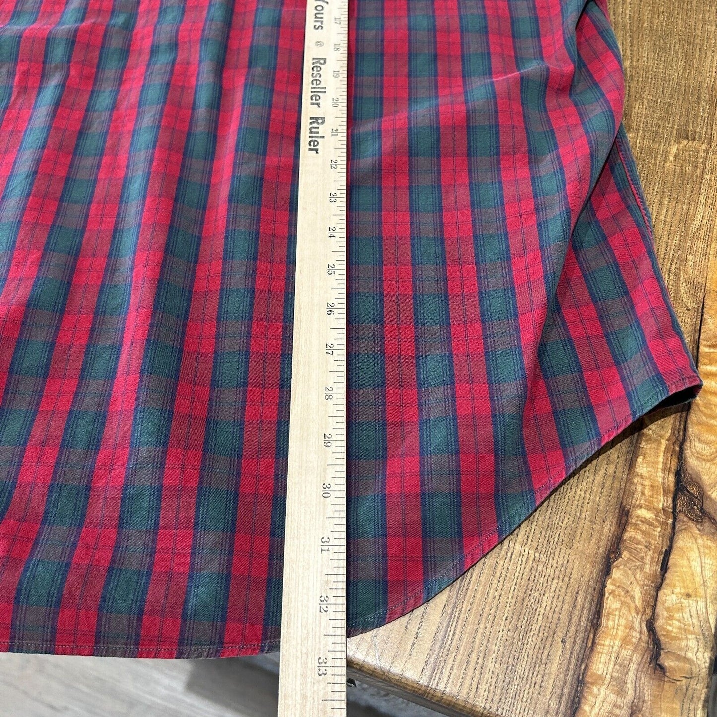 VINTAGE | Ralph Lauren Plaid Sm Pony Button Down Shirt sz XL