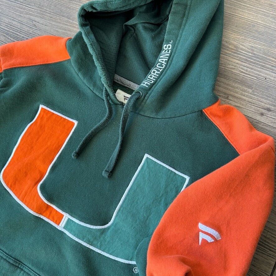 VINTAGE | Miami University Hurricanes Hoodie Sweater sz L