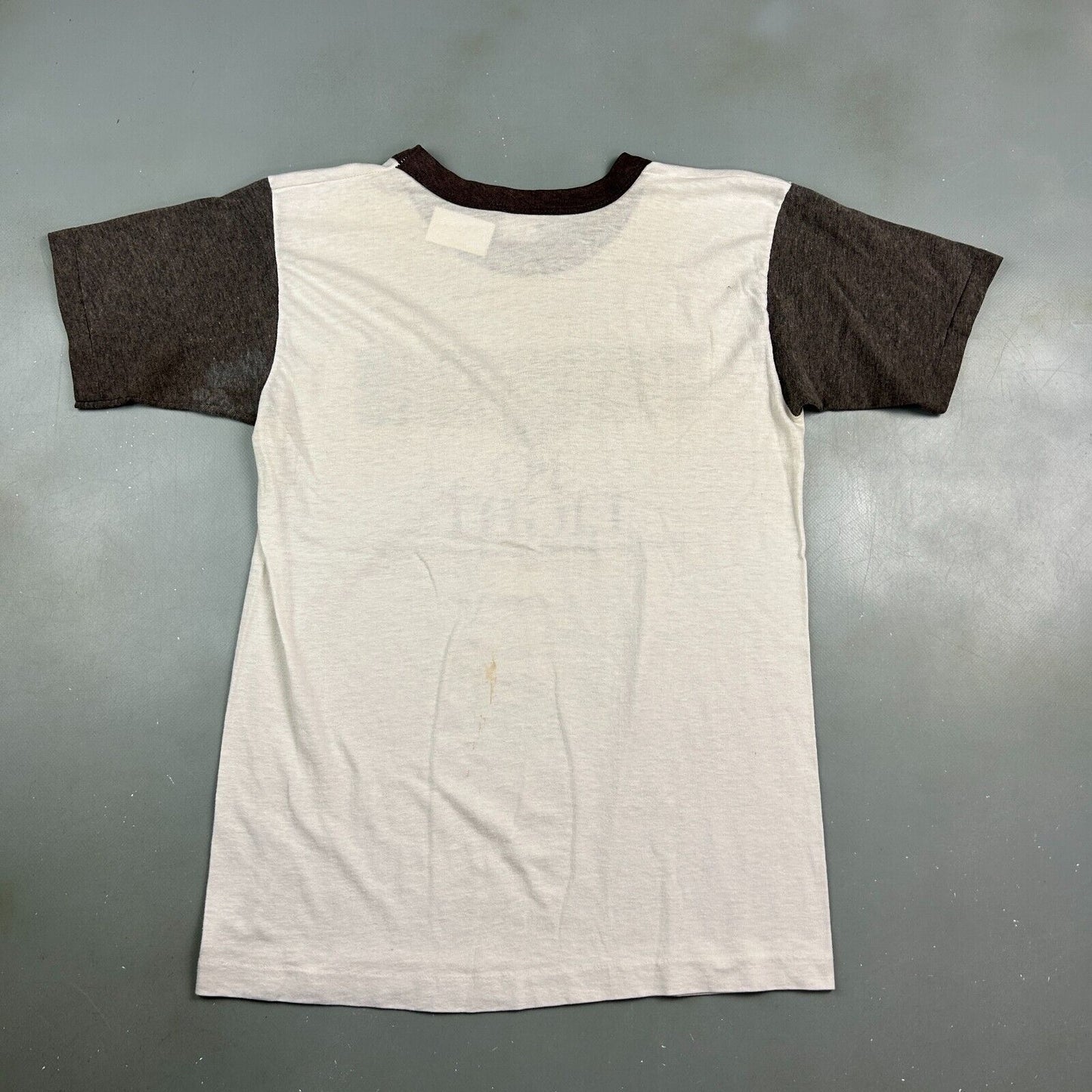 VINTAGE 70s | I.C Light Trench T-Shirt sz M Adult