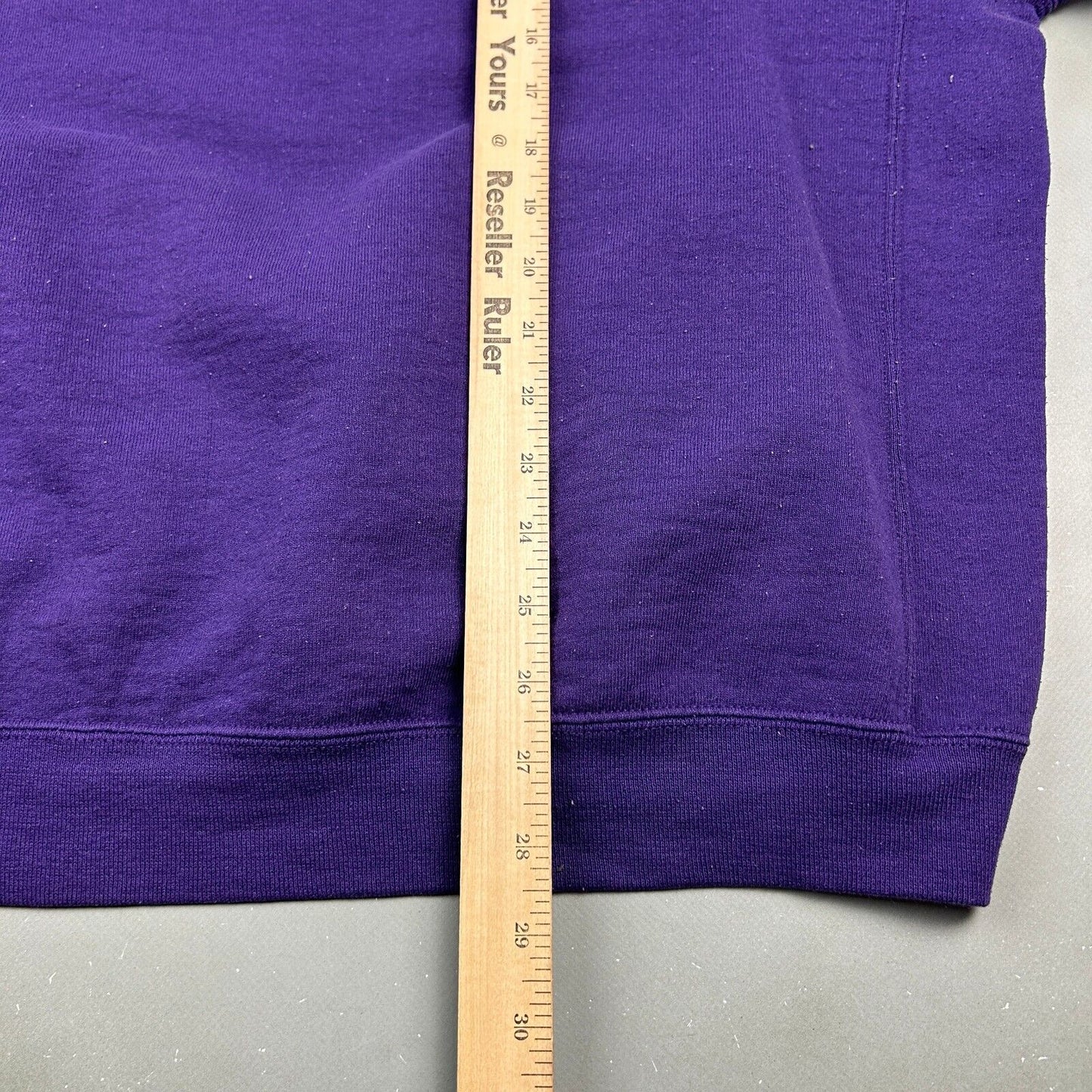 VINTAGE | Fitzgerald Football Purple Russell Crewneck Sweater sz XXL Adult