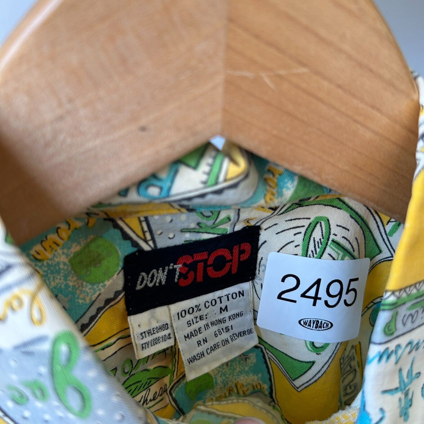VINTAGE 90s | Dont Stop Short Sleeve Button Down Shirt sz M