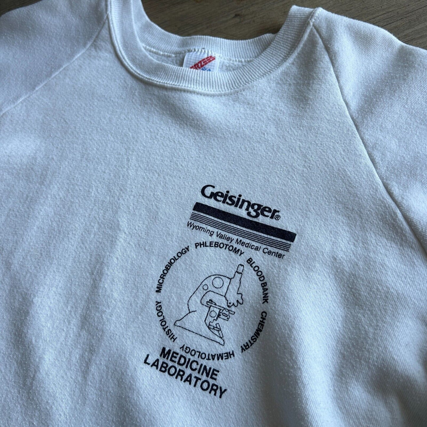 VINTAGE 90s | Medical Laboratory Crew Sweater sz M/L