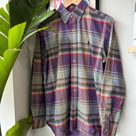 VINTAGE | POLO Ralph Lauren Classic Fit Button Down Shirt sz S Adult