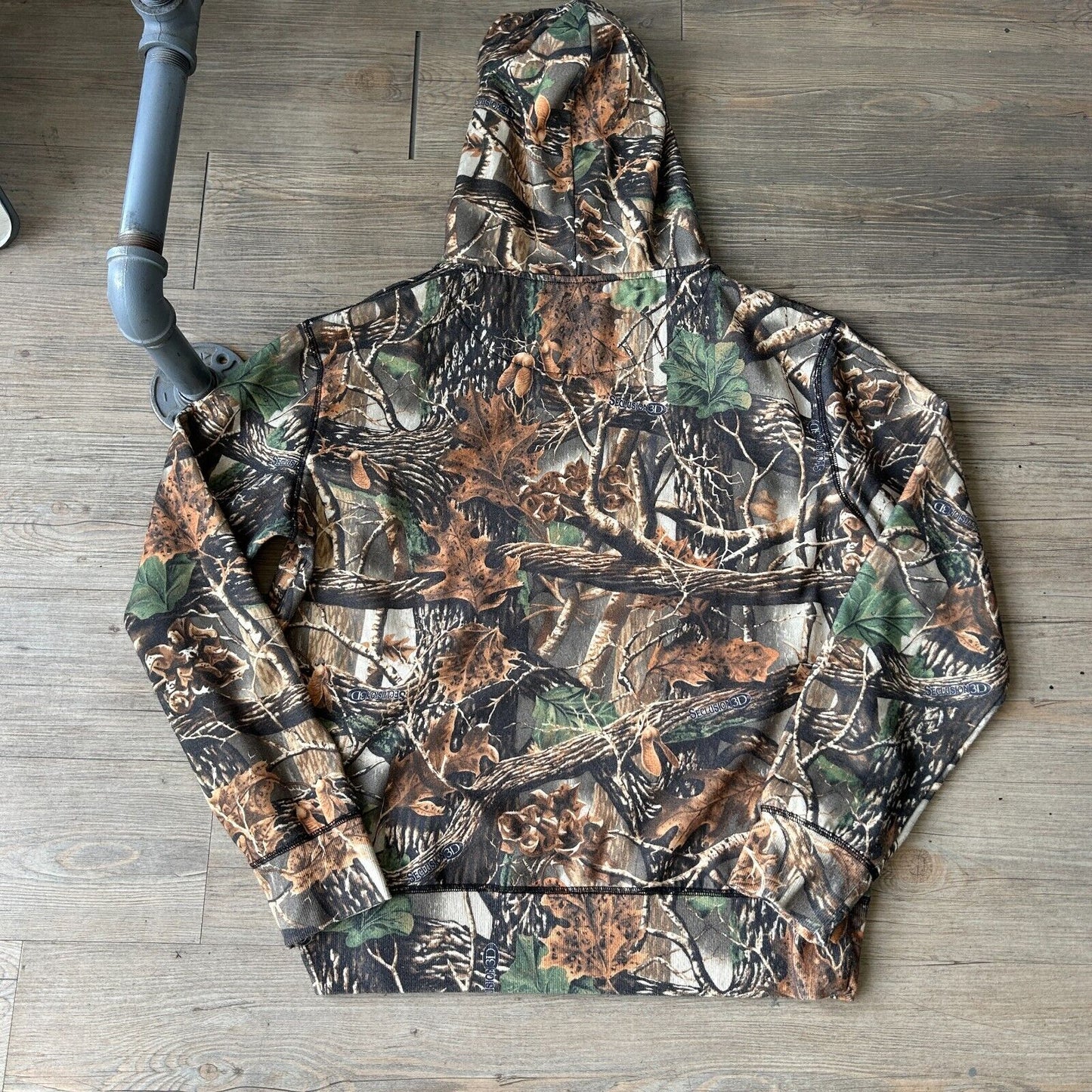 VINTAGE | Real Tree Camo Pullover Hoodie sz L