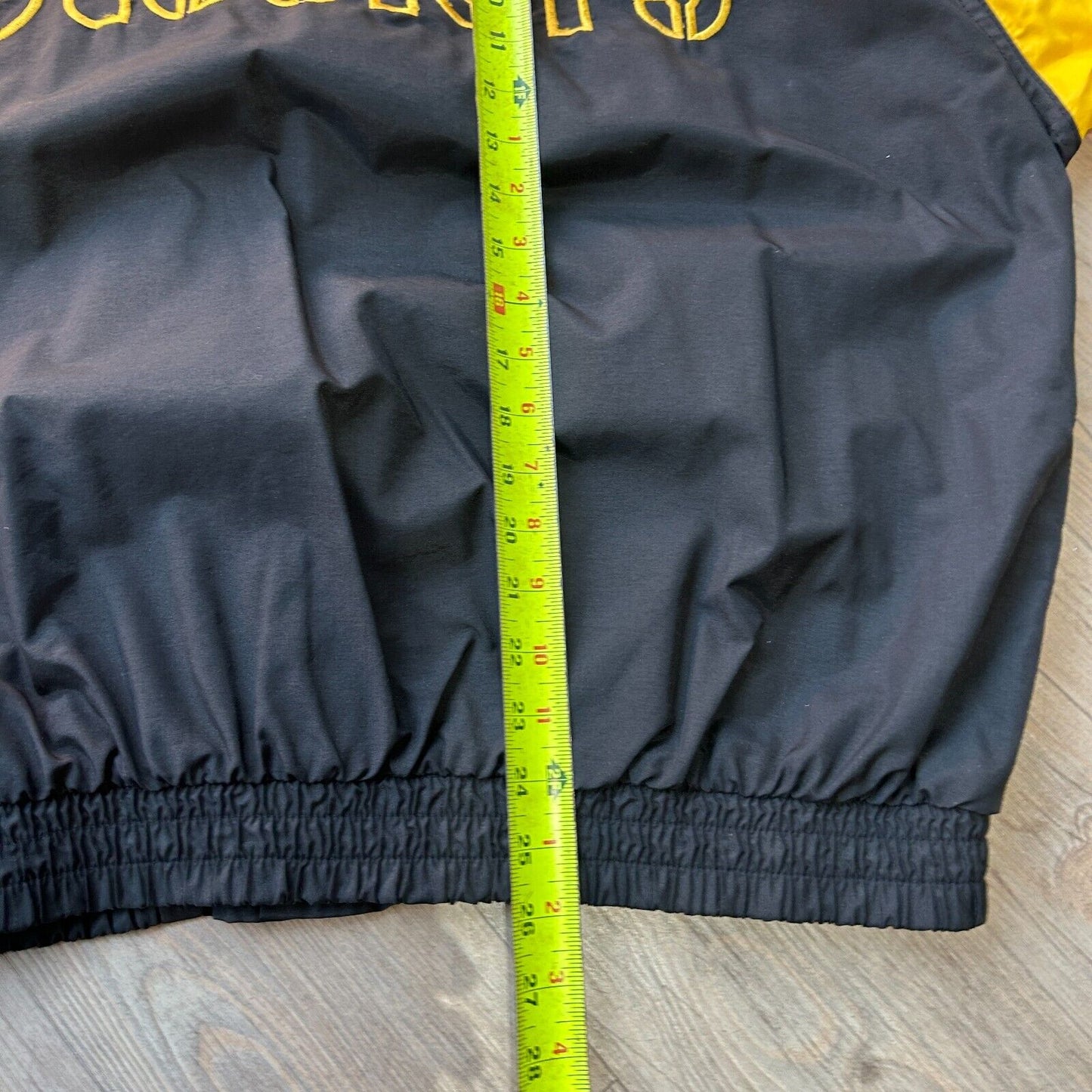 VINTAGE 90s | Pittsburgh Steelers NFL Button Snap Pro Player Jacket sz XL Adult