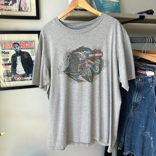 VINTAGE | Harley Davidson Kuwait Iraq Biker T-Shirt sz XL Adult