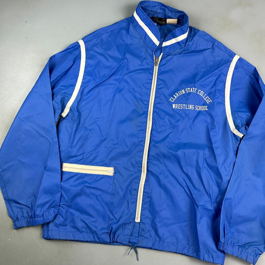 VINTAGE 60s | Wrestling School CHAMPION Light Jacket sz Med Adult