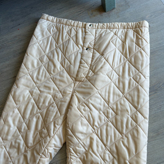 VINTAGE 70s 80s | Military Quilted Liner Pants W38 L30