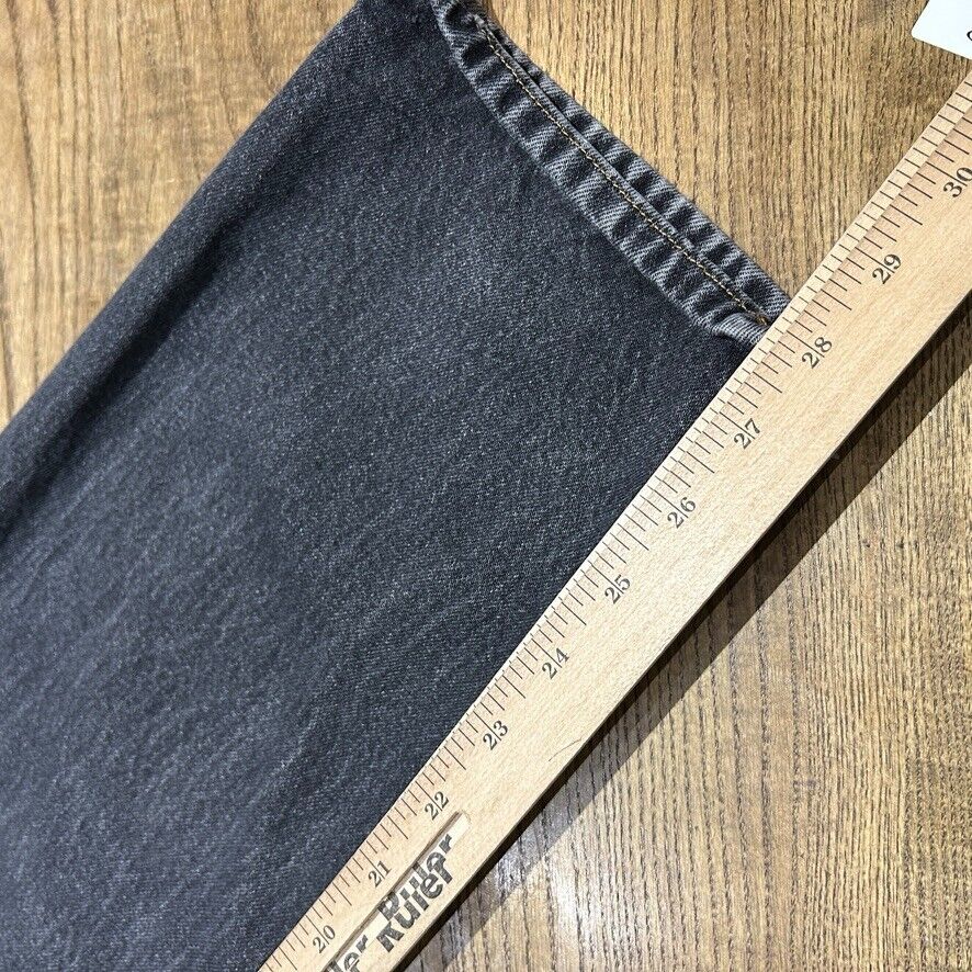 VINTAGE | Levis 501 Black Wash Button Fly Jeans Pants sz W32 L30