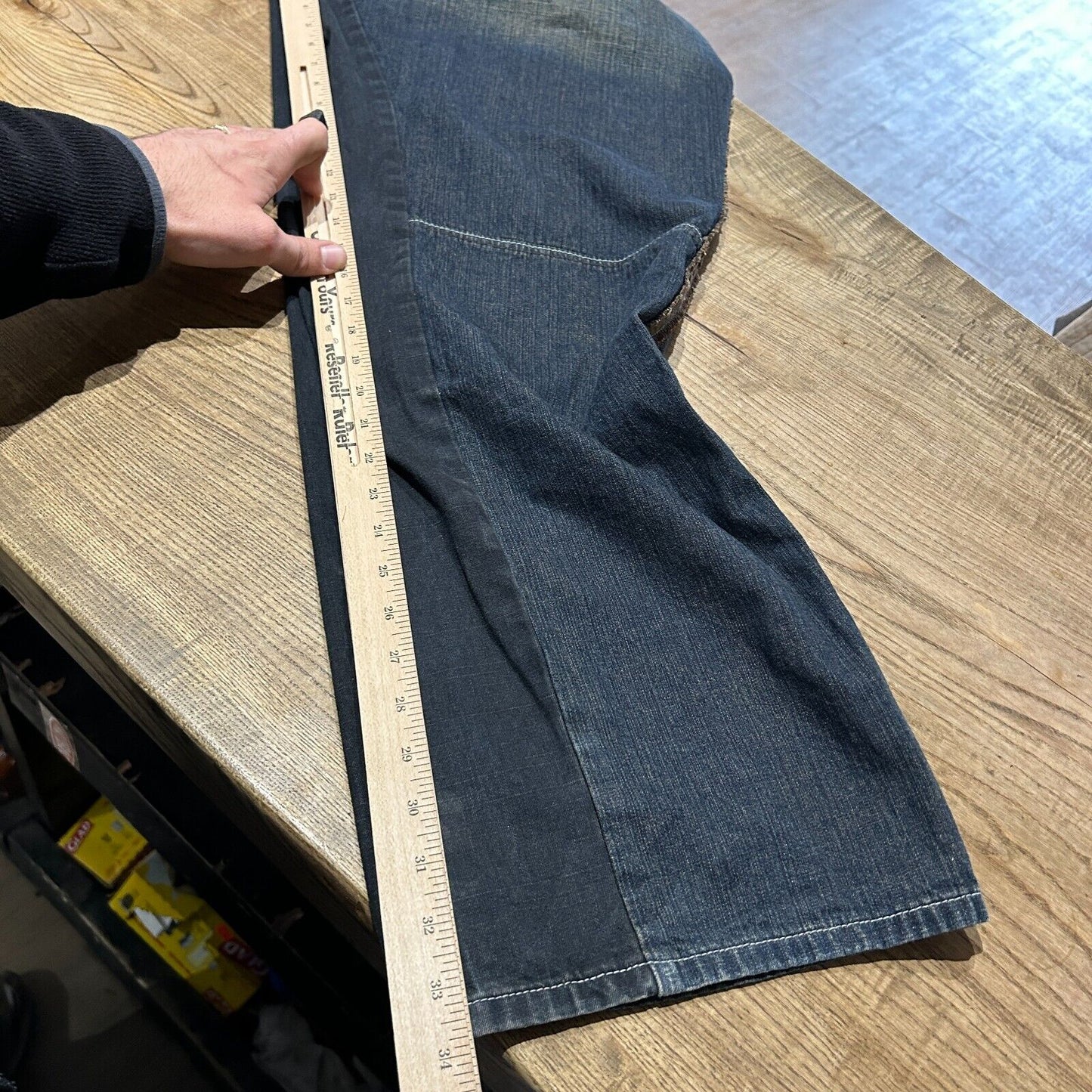 VINTAGE Y2K | Akademiks Dark Wash Baggy Denim Jeans Pants sz W42 L34