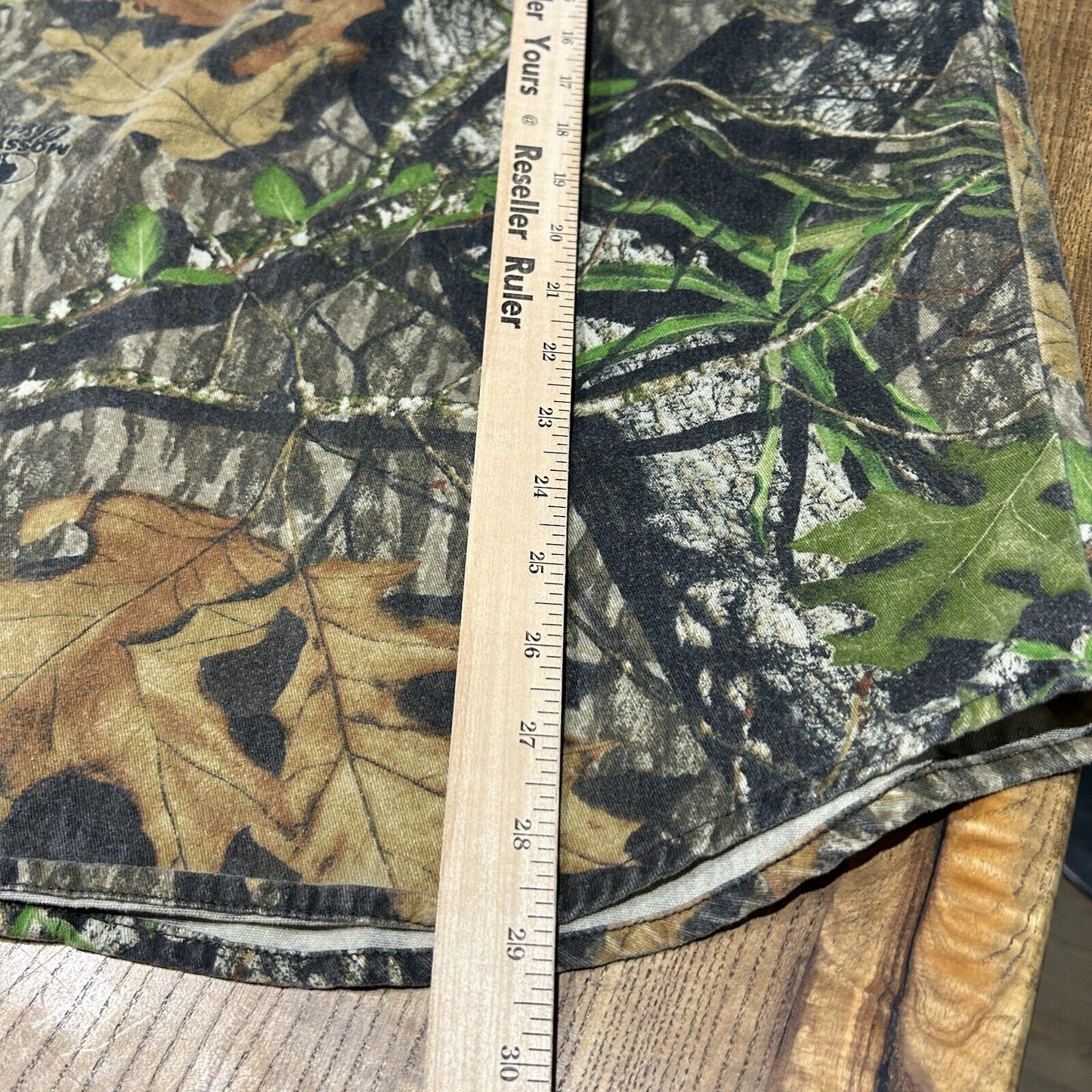 VINTAGE | Field Staff Mossy Oak Camo Button Down Shirt sz M-L Adult