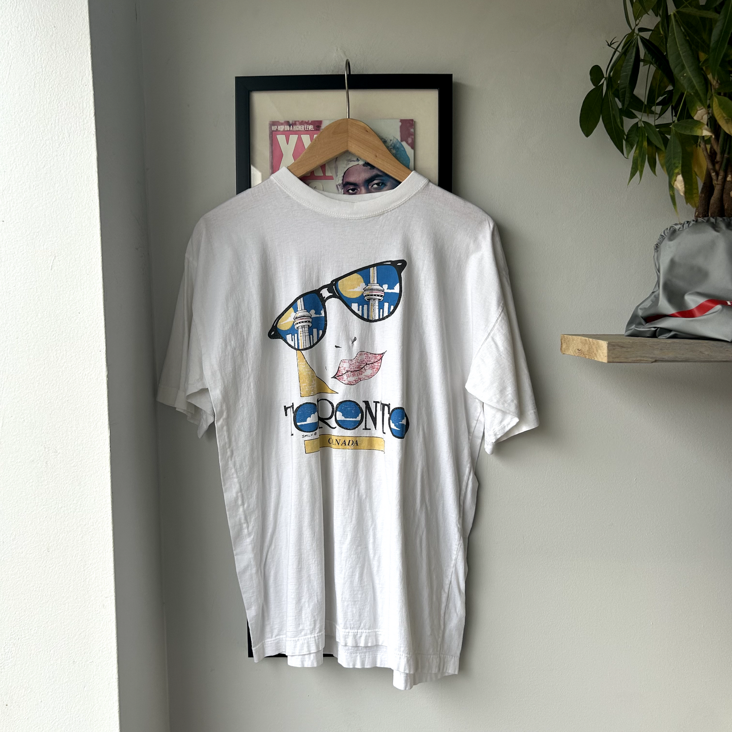 VINTAGE 1980s | Toronto Canada Souvenir Graphic Sz Adult M Single Stitch