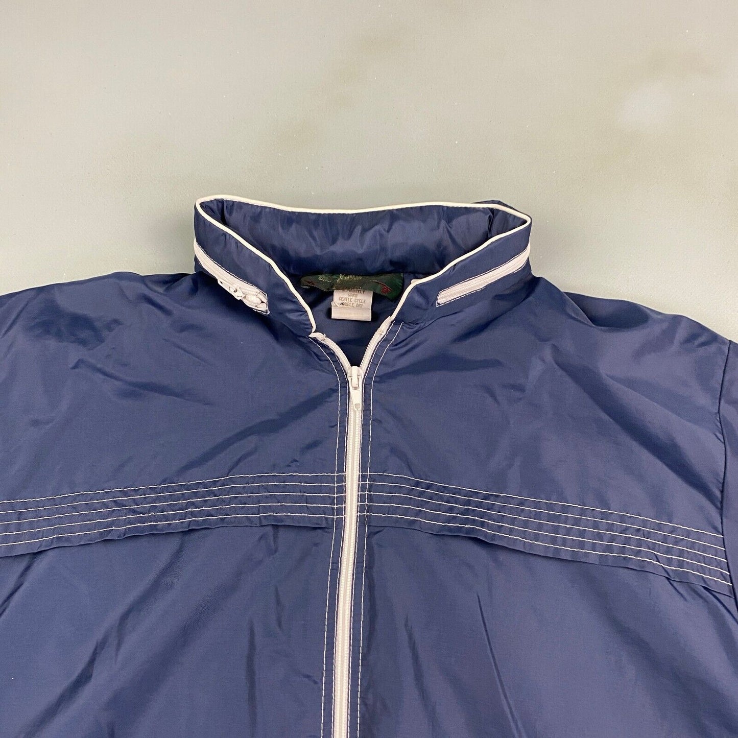 VINTAGE 90s ORVIS Navy Light Windbreaker Jacket sz Medium Men Adult