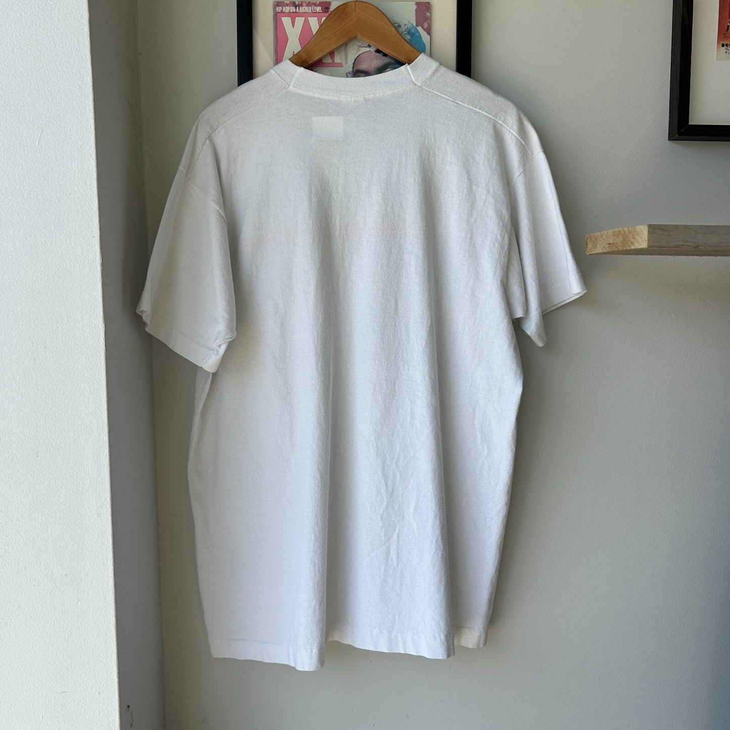VINTAGE 90s | What Man Has Created Hazardous Materials T-Shirt sz XL