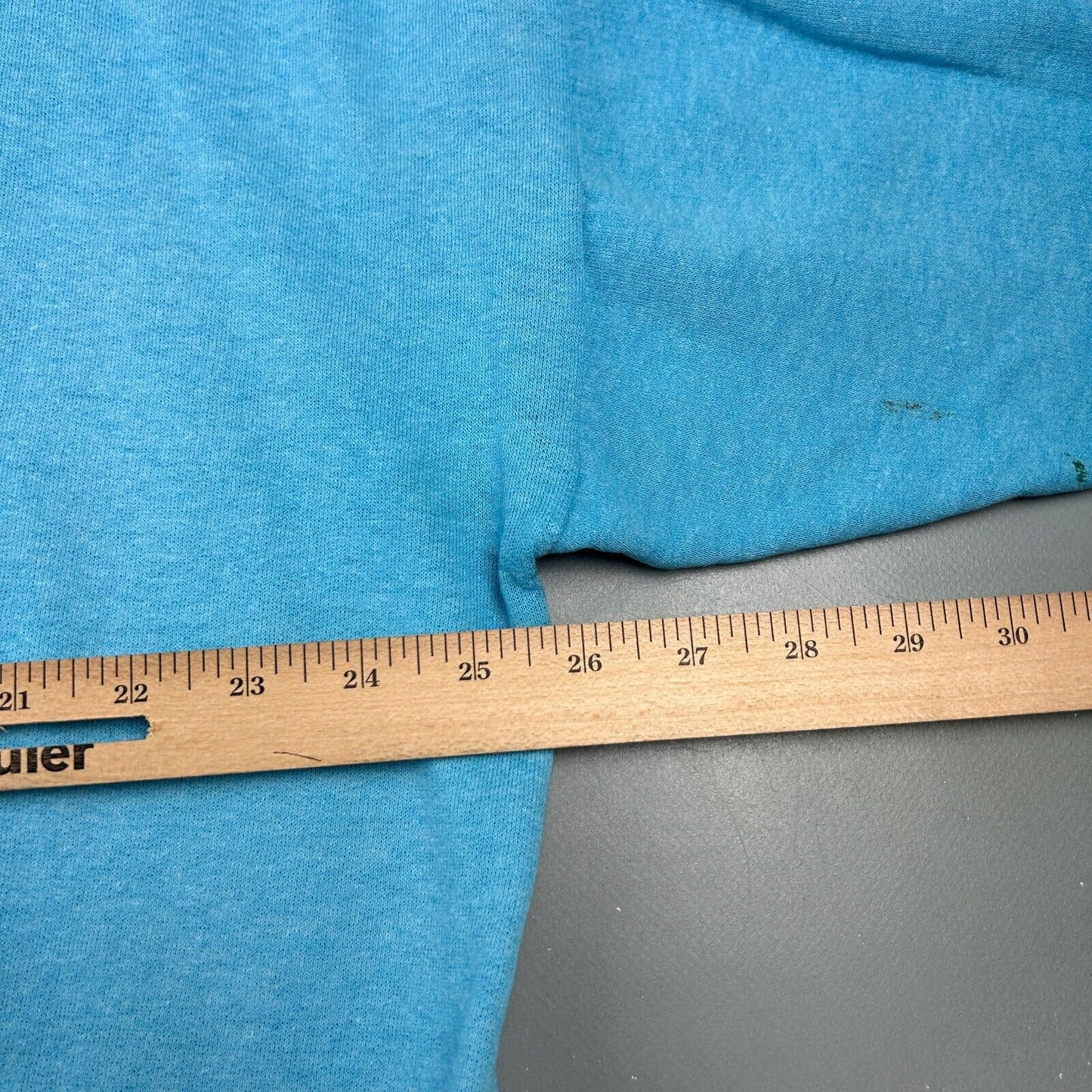 VINTAGE 90s | JORDACHE Blue Boxy Short Crewneck Sweater sz L-XL Adult