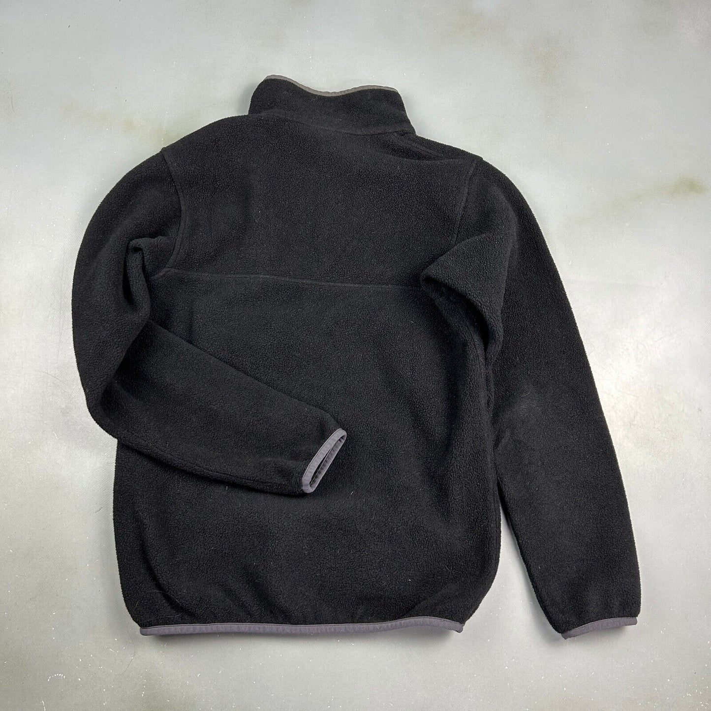 VINTAGE Patagonia Synchilla Snap T Black Fleece Sweater sz XXS Adult