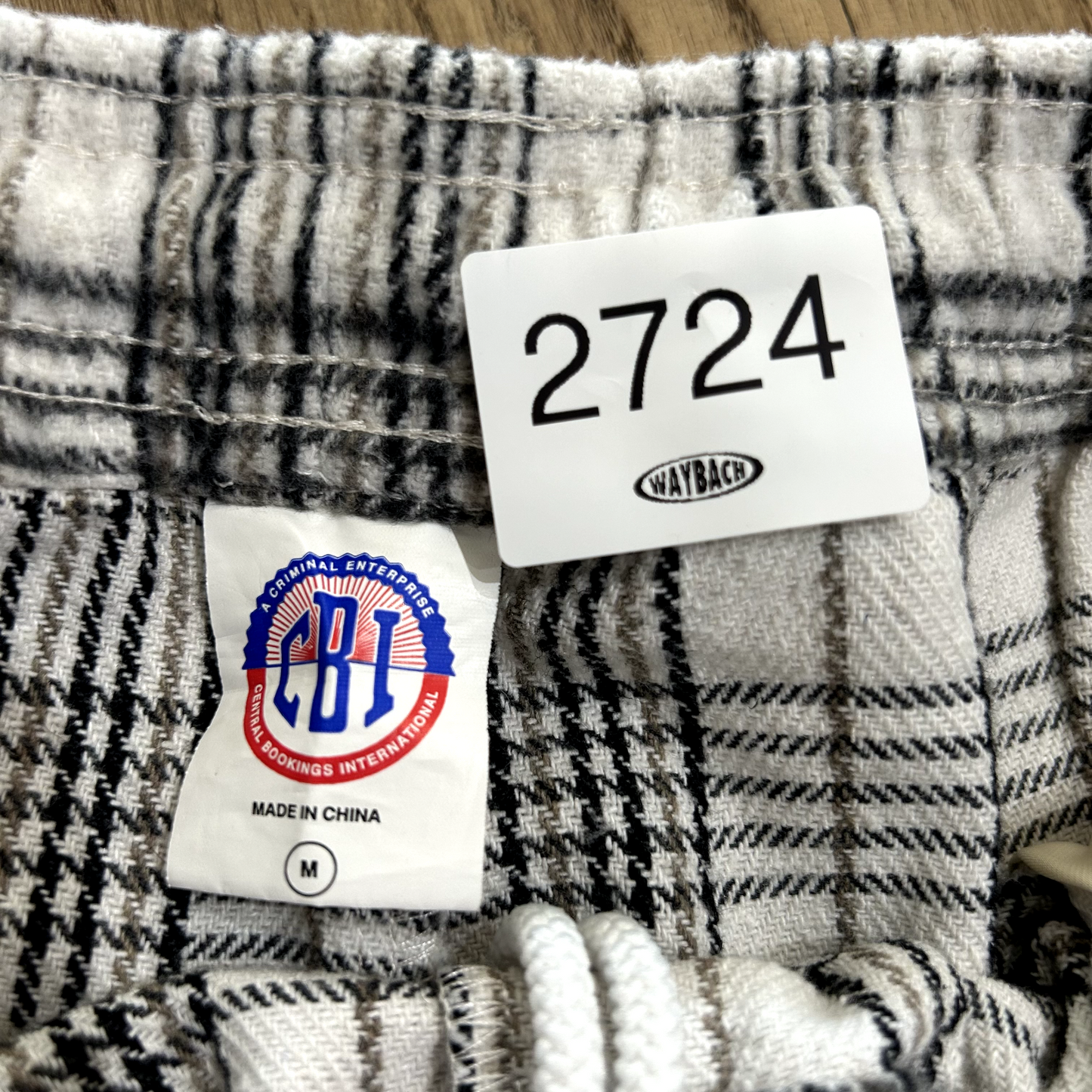 Central Bookings Plaid Shorts Light Weight sz Mens M