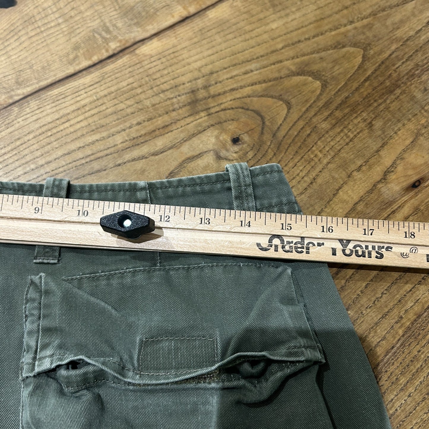 VINTAGE 90s Y2K | X-Games Espn Green Multi Cargo Shorts sz W30