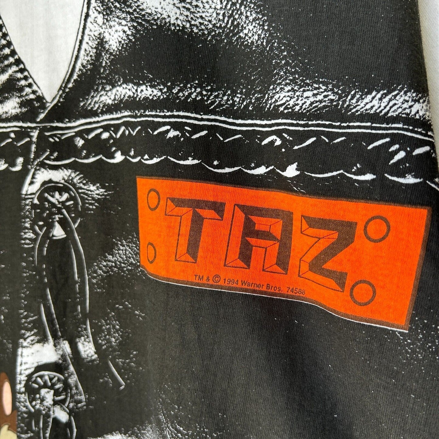 VINTAGE 90s | TAZ All Over Print Cartoon Vest T-Shirt sz M-L