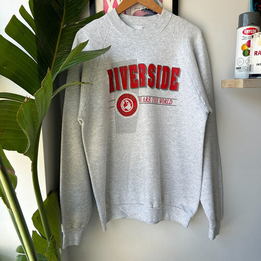 VINTAGE 90s | Riverside Law Collegiate Sweater sz XL Adult