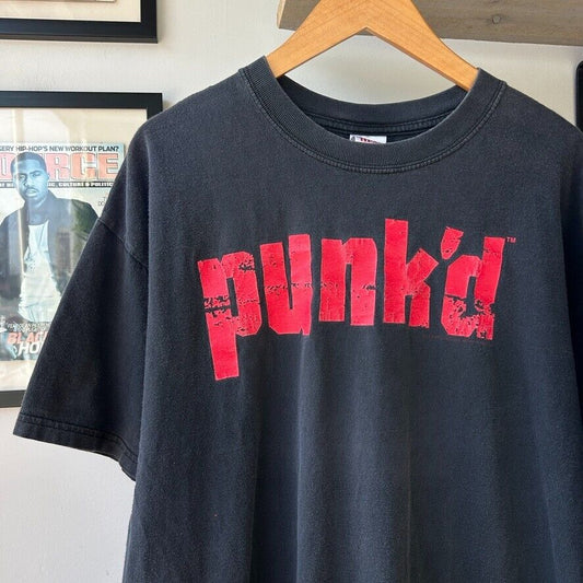 VINTAGE | Punk'd MTV Music Television T-Shirt sz XL