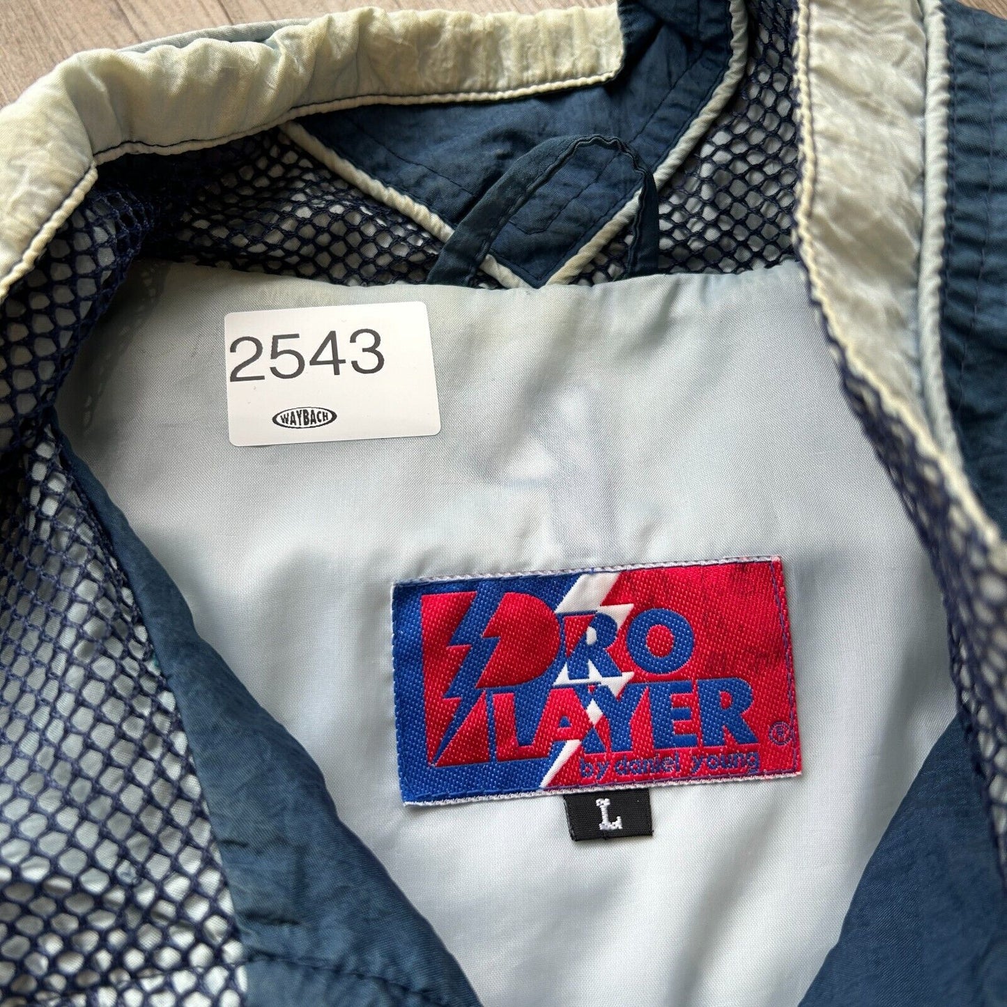 VINTAGE 90s | Georgetown Hoyas Pro Player Mesh Panel Jacket sz L