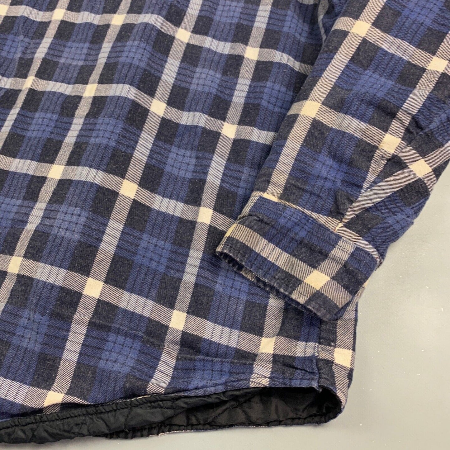 VINTAGE 90s Outdoor Exchange Plaid Lined Flannel Button Up Shirt sz XL Adult