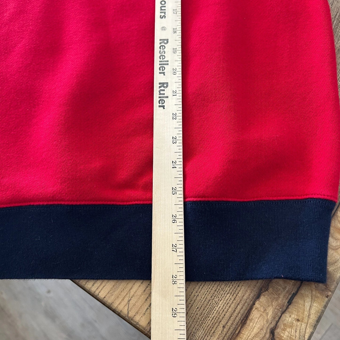 POLO By Ralph Lauren P-WING Rings 90s Stadium Crewneck Sweater sz M