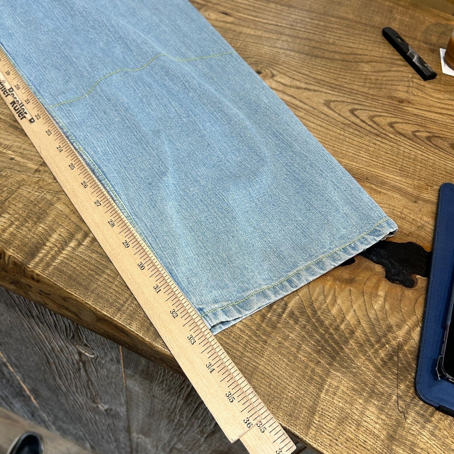 VINTAGE Y2K | Roca Wear Baggy Light Wash Denim Jeans Pants sz W40 L34