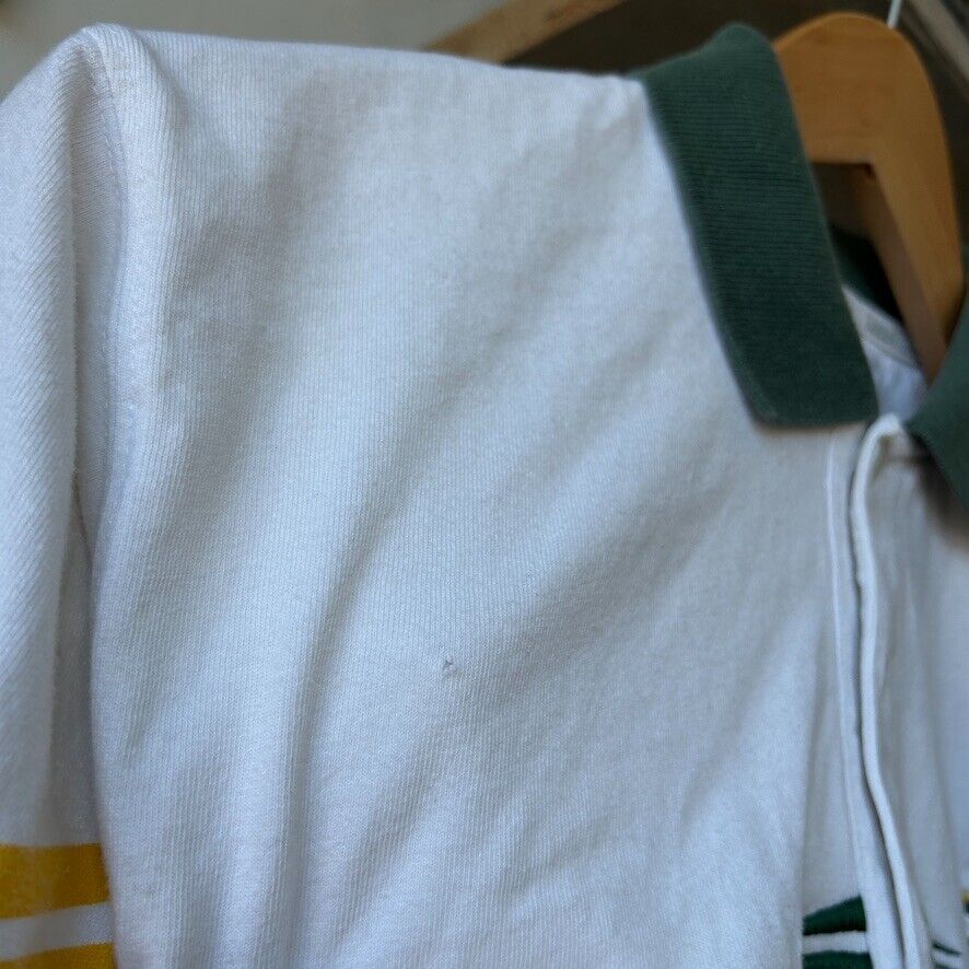 VINTAGE 90s | Green Bay Packers Logo Athletic Pro Line Polo Shirt sz M