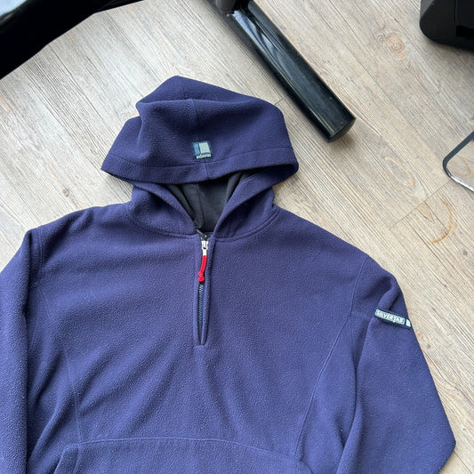VINTAGE | Levis SilverTab 1/4 Zip Fleece Hoodie Sweater sz S-M