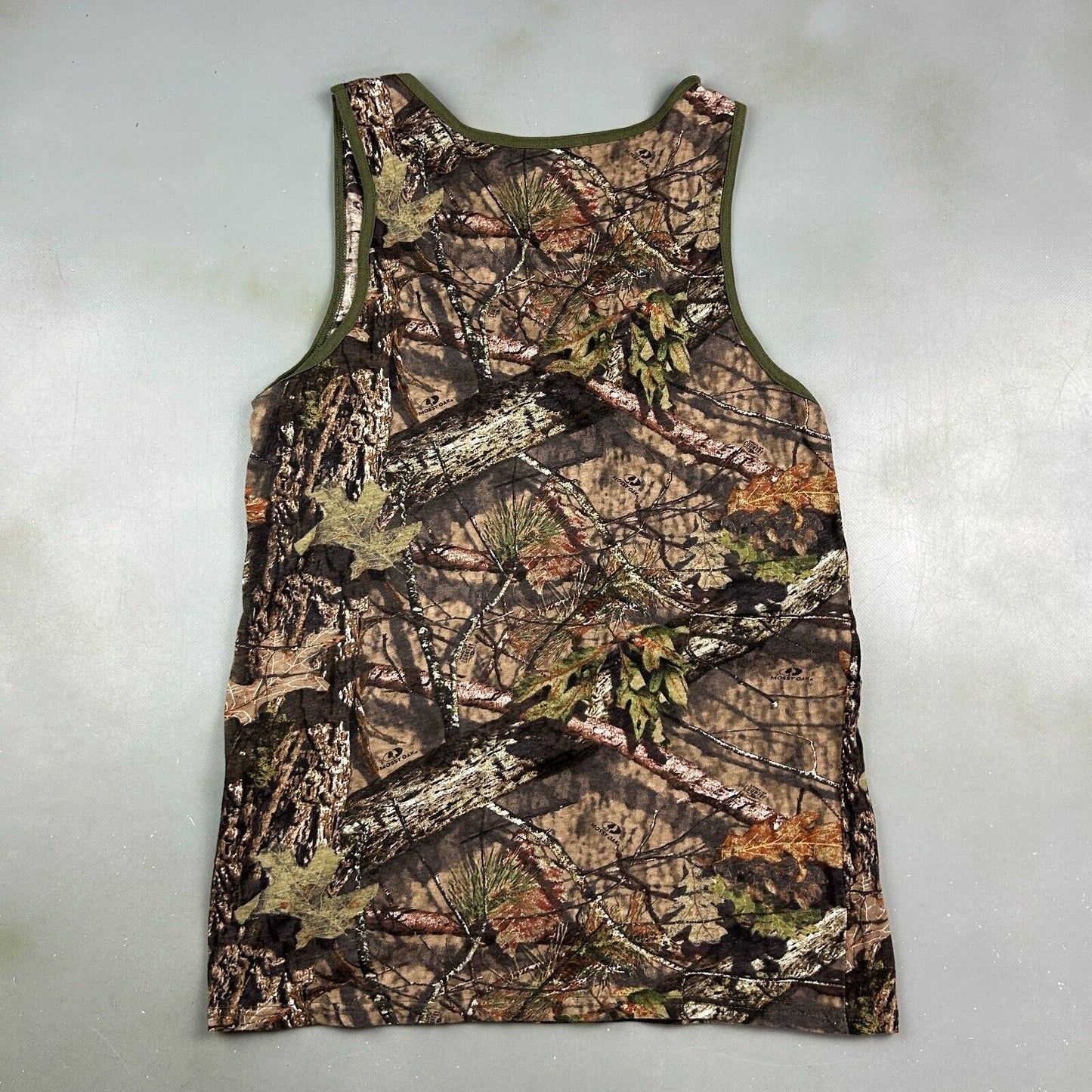 VINTAGE | Mossy Oak Tree Camo Tank Sleeveless T-Shirt sz M Adult