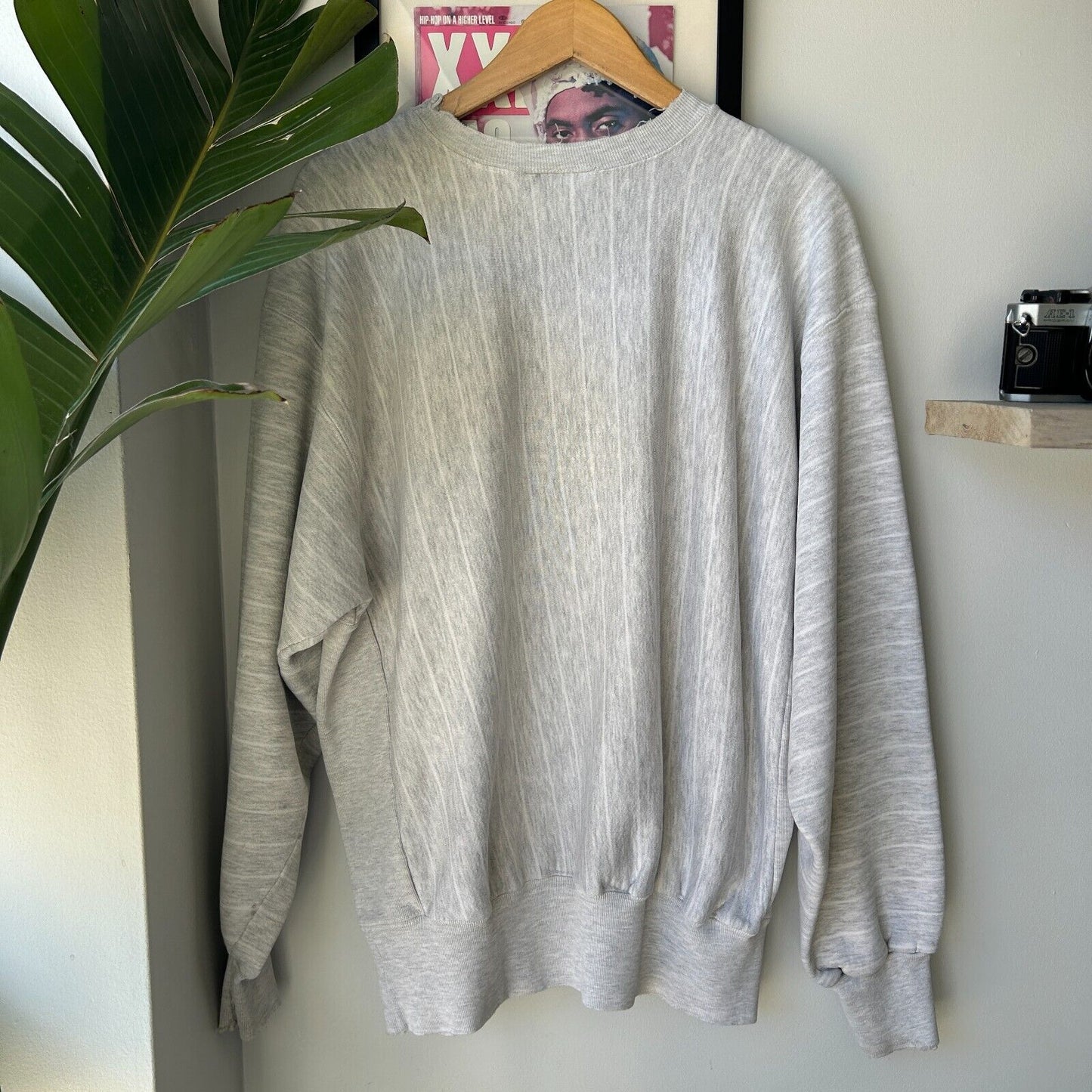 VINTAGE 90s | Clarkson University Vertical Striped Crewneck Sweater sz XL Adult