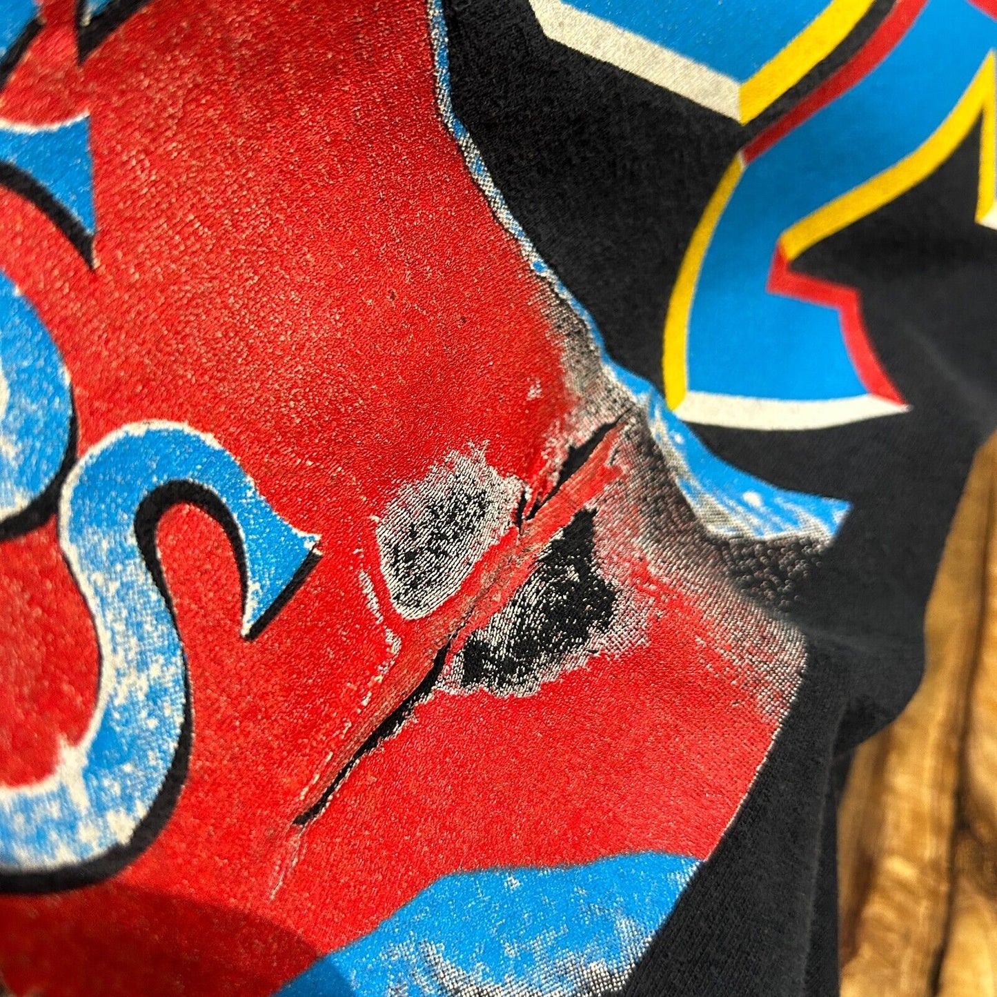 VINTAGE 1990 | ACDC The Razors Edges Concert Band T-Shirt sz M Adult