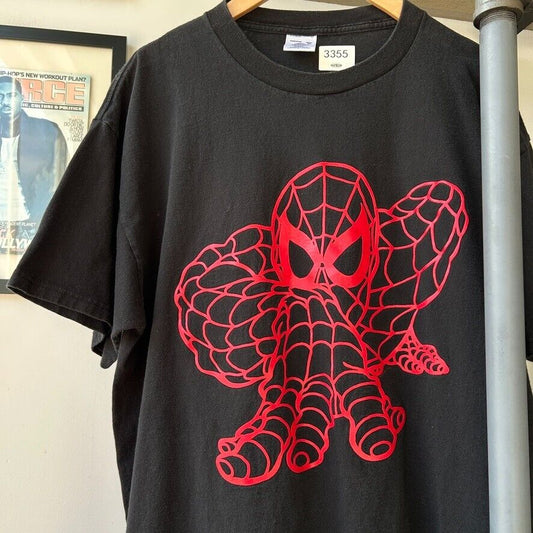 VINTAGE | Spiderman Illustration T-Shirt sz XL